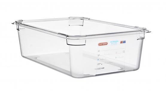 Гастроємність без ручок прямокутна GN 1/1 53х32.5х15см/20л з полікарбонату Araven, фото 1