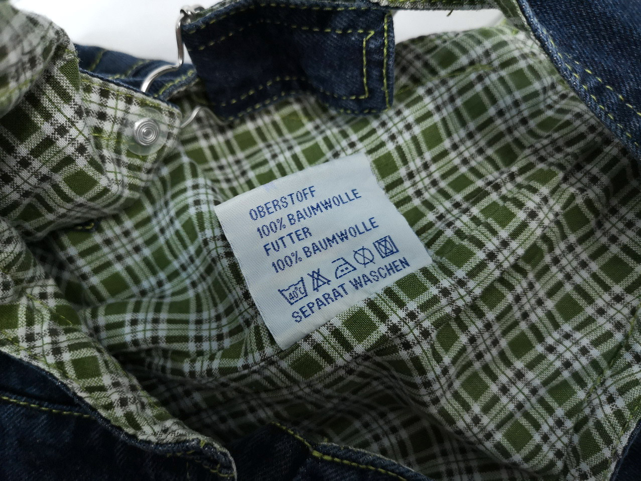 Якісний, щільний, джинсовий комбінізон Papagino, Розм 86 см (1 рік), Відл схід - фото 6 - id-p1076684528