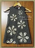Сукня для дівчинки оригінального дизайну з натурального льону 104, фото 8