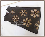 Сукня для дівчинки оригінального дизайну з натурального льону 104, фото 9