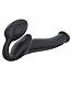 Безремний страпон Strap-On-Me Black M, 21х3,3 см., фото 3