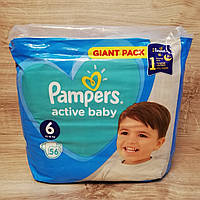 Подгузники «Pampers Active Baby-Dry гиант пак 6» 56шт