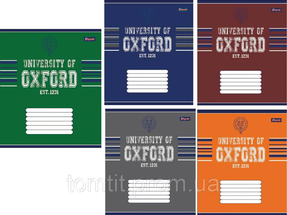 Купить Тетради «Oxford - Оксфорд классик», 12 листов, клетка. ТМ 1 ...