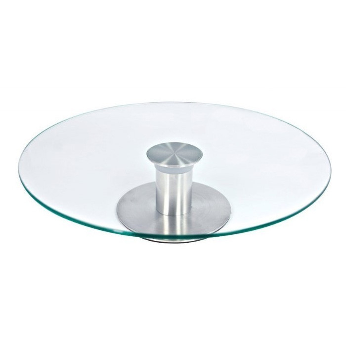 Підставка для торта обертова Empire d30 см h7 см скло (8016 EM), фото 1