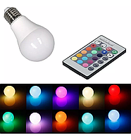 Светодиодная лампа цветная Lemanso LM734 E27 5W RGB лампа