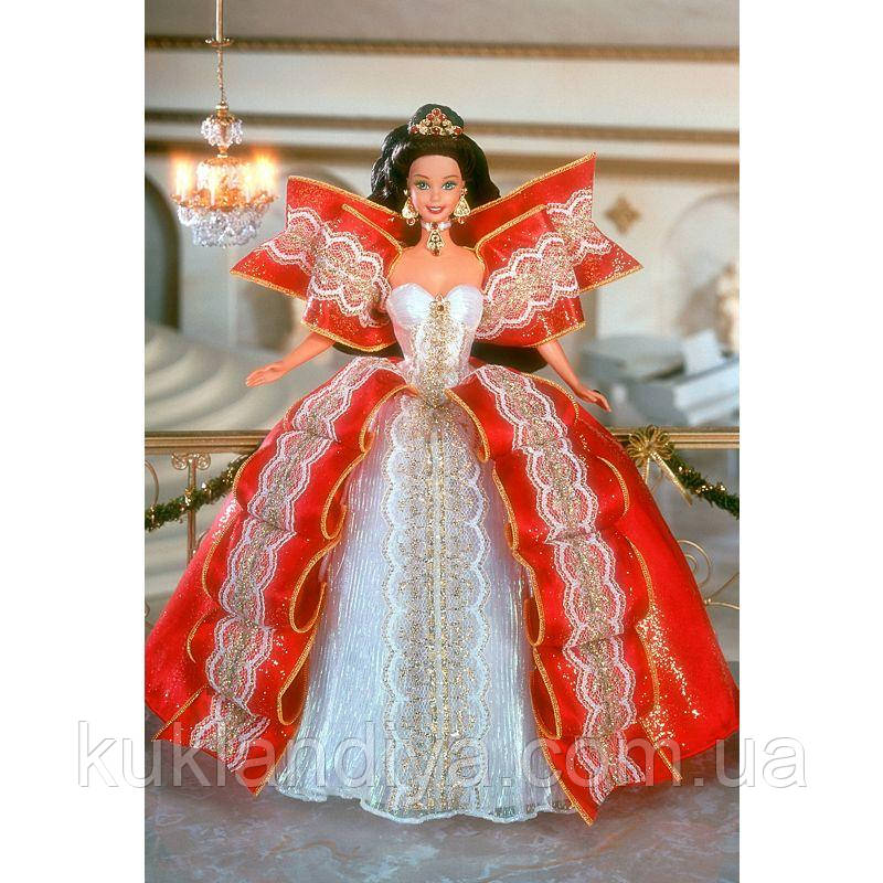 Лялька Барбі Святкова 1997 Happy Holidays Brunette Barbie, фото 1