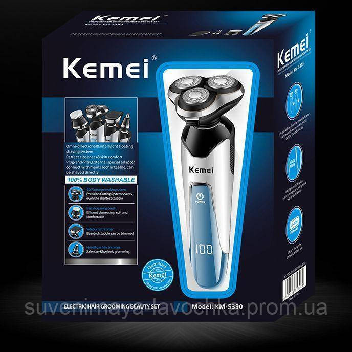 Електробритва Kemei Km-5390
