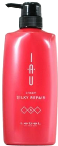 Аромакрем з шовковистою текстурою для зміцнення волосся Lebel IAU Cream Silky Repair 600мл.