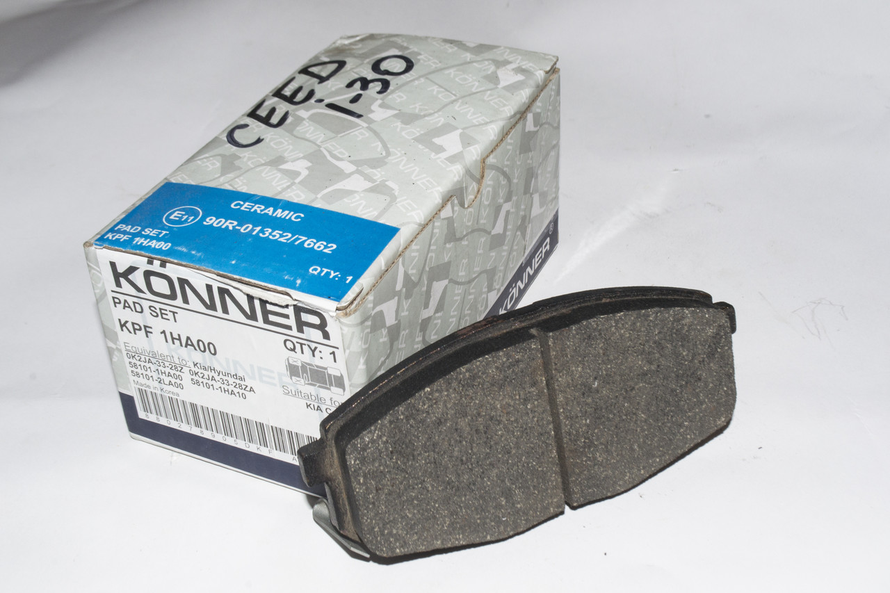 Konner KPF-1HA00 Гальмівні колодки (передні) Hyundai i30, Kia Ceed, Carens 58101-1HA00