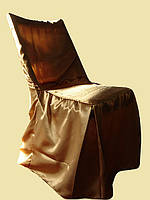 Чохли на стільці золотого кольору