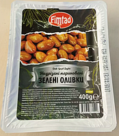 Оливки зелені з кісточкою надрізані 400 г Fimtad (Туреччина)