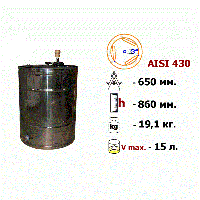 Медогонка 3-х. рамочная поворотная нержавеющая сталь AISI 430