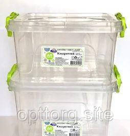 Контейнер харчової КВАДРАТНИЙ 3,7 л., фото 1