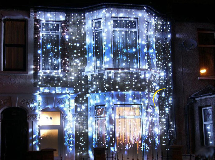 Гірлянда Водоспад 2,5 м х 2,5 м - 480 led Вулиця