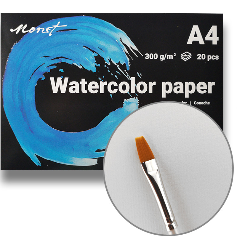 Купить Бумага акварельная A4 Monet Premium 300 г/м2 20 листов (300A420 ...