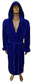 Халат чоловічий лазневий синій
