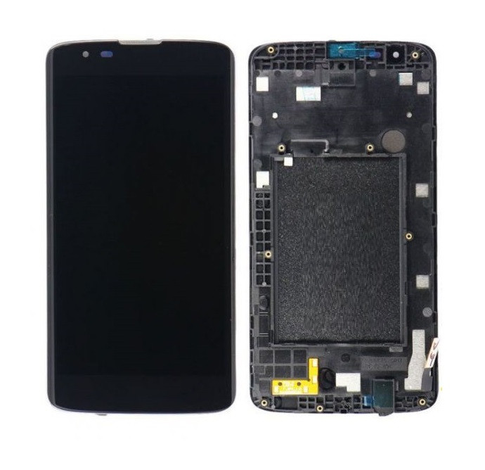 Дисплей LG K7 | X210 | X210DS з сенсорним склом в рамці (Чорний) Оригінал
