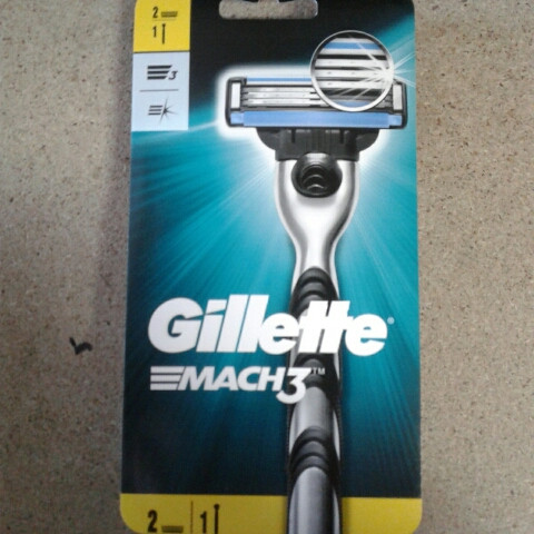 Станок для бритья мужской Gillette Mach 3 (Жиллет Бритва Мак 3 + 2 кассеты Оригинал) - фото 4 - id-p521116587