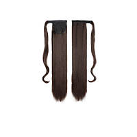 Хвіст шиньйон XR Hair Темно-коричневий 55 см XR-504