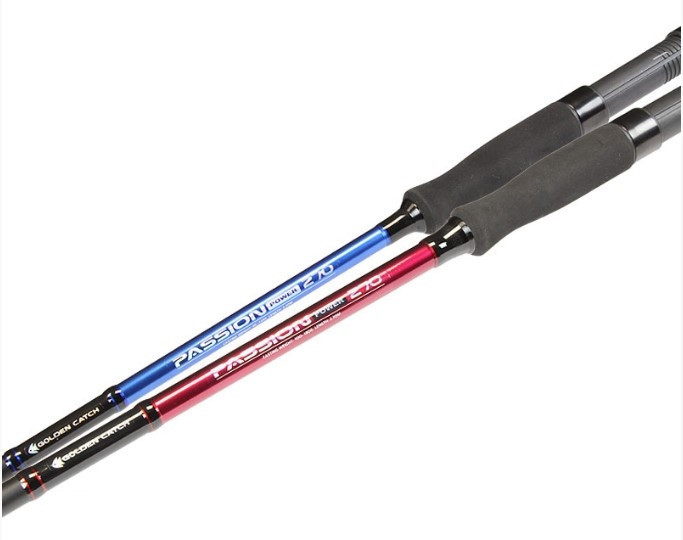 Могутнє вудилище Golden Catch Passion Power 2.4 м 100-180гр, вудилище для лову великої риби