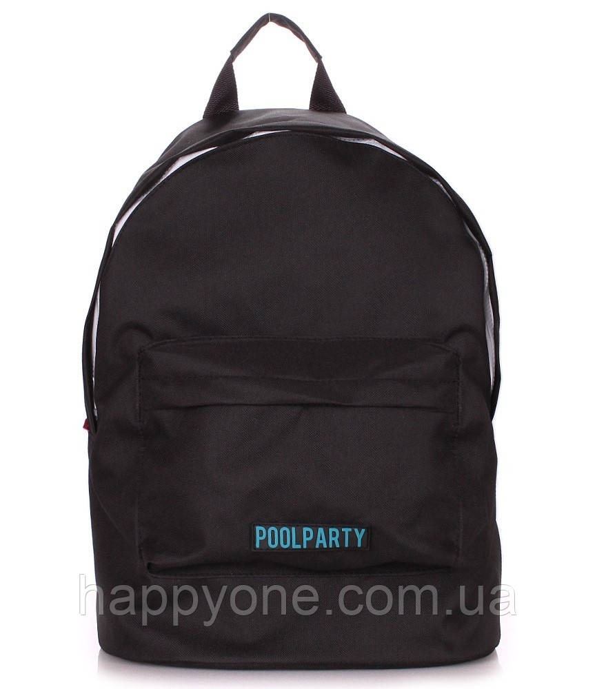 Молодіжний повсякденний рюкзак Poolparty (чорний)