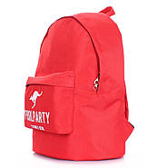 Молодіжний рюкзак Poolparty Oxford (червоний), фото 2