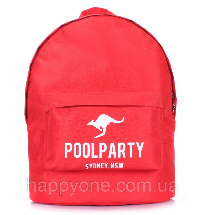 Молодіжний рюкзак Poolparty Oxford (червоний)