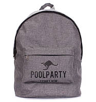 Молодежный повседневный рюкзак Poolparty Ripple (серый)