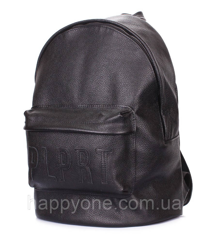 Шкіряний рюкзак Poolparty Leather (чорний)