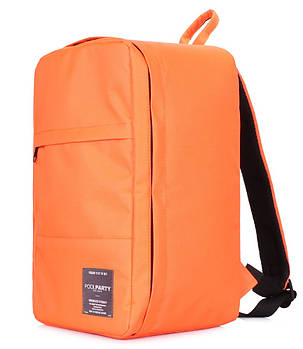 Рюкзак для ручної поклажі PoolParty HUB (помаранчевий) - Ryanair / Wizz Air / МАУ