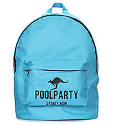 Молодіжний рюкзак Poolparty Oxford (блакитний), фото 3