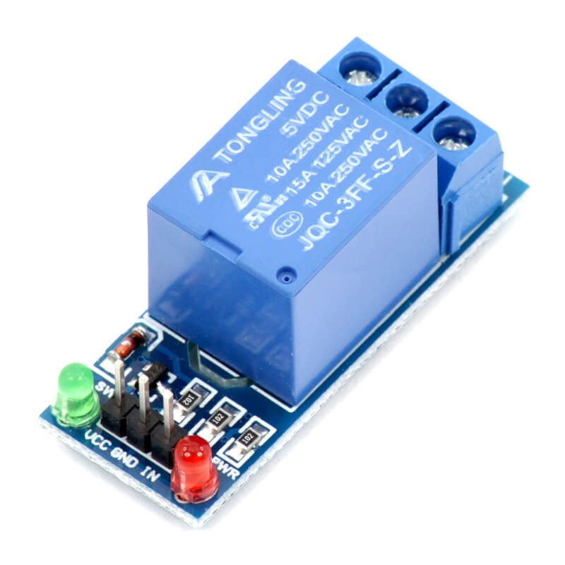 1-канальний модуль реле JQC-3FF-S-Z 5V тригер високого рівня