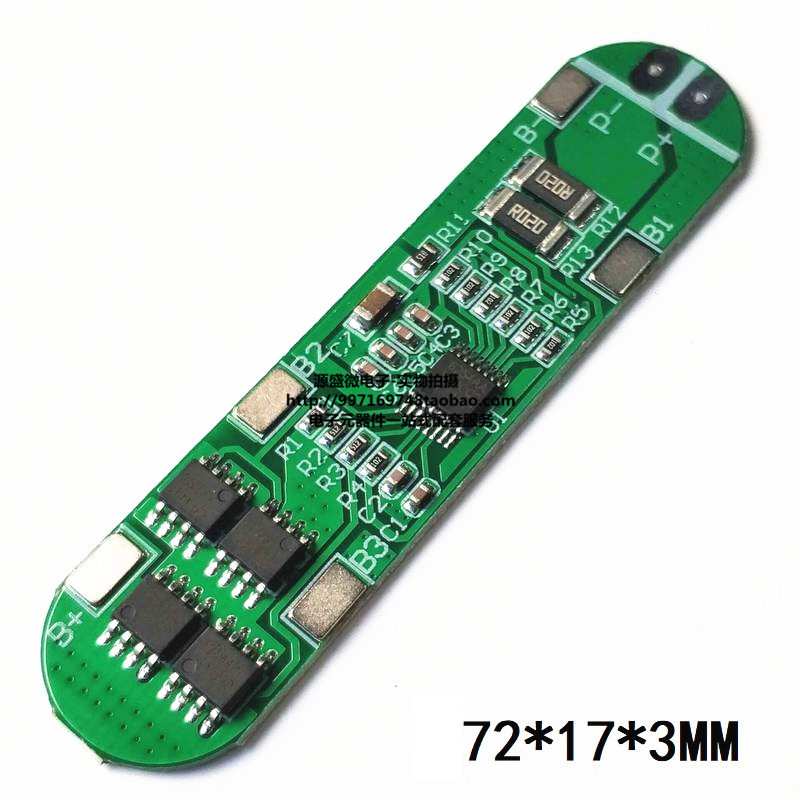 BMS 4S Контролер заряду розряду (плата захисту) 6А-12A Li-Ion 18650 HX-4S-A10