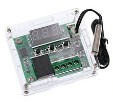 Комплект терморегулятор W1209 + корпус прозорий акриловий