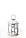 Ліхтар свічковий настольний ДРЕВОДЕЛЯ "Ретро міні" 33х17х17см Біла патина (010501), фото 3