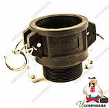 З'єднання Camlock тип B з зовнішньою різьбою 1 1/4" (1 1/4"), фото 4