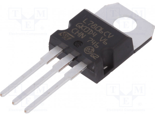 L7806CV, Стабілізатор напруги +6 В, 1.5 А, 4%, (0 °C...+125 °C), фото 1