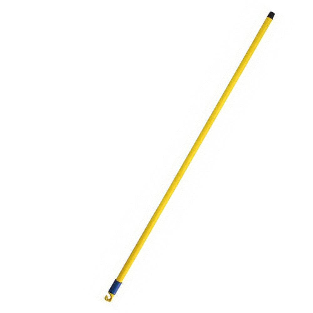 Рукоятка (ручка) для швабри сталева пофарбована 130 см з різьбленням