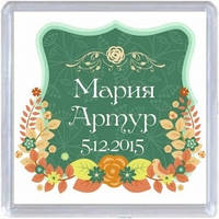 Весільний магнітик