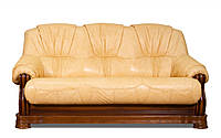Кожаный диван Барон , раскладной диван, мягкий диван, мебель из кожи, диван