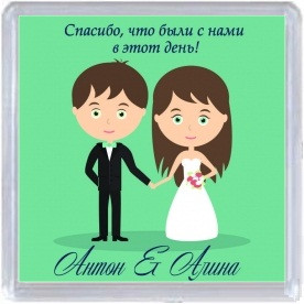 Весільний магнітик