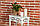 Підставка для квітів ДРЕВОДЕЛЯ "Гранд дуо" 75х48х26см Біла патина (020301), фото 6