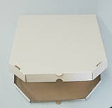 Картонна упаковка для піци 460х460х40 мм біла, фото 2