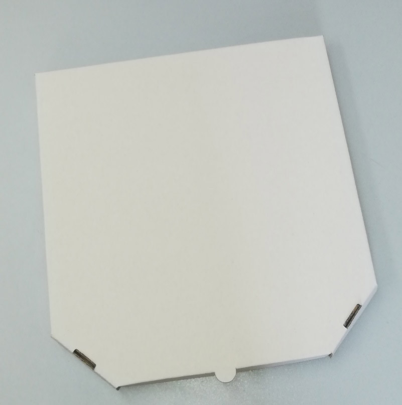 Картонна коробка для піци 500х500х42 мм біла