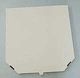 Картонна коробка для піци 500х500х42 мм біла, фото 2