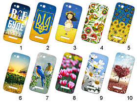 Силіконовий чохол із малюнком для Alcatel 6032X OneTouch POP Idol Alpha