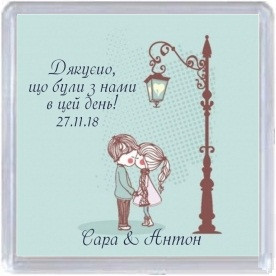 Весільний магнітик