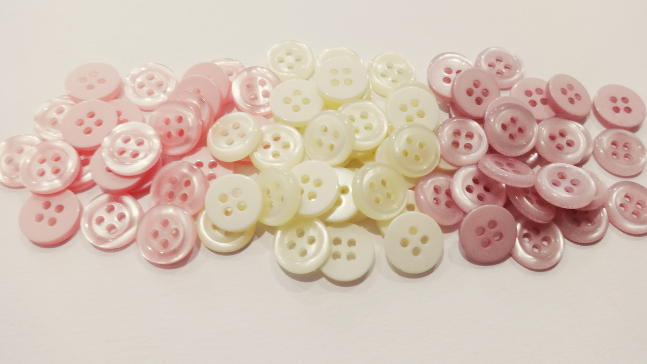 Ґудзики сорочкові 12 мм колір в асортименті, фото 1