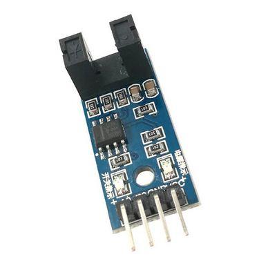 Модуль датчика швидкості обертання на щілинний оптопаре на LM393 (цифровий і аналоговий вихід)