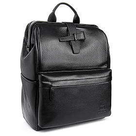 Рюкзак стильный черный кожаный BRETTON (36*29*15 см) BP 2004-7 black